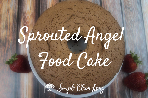 Sprouted Angel Food Cake