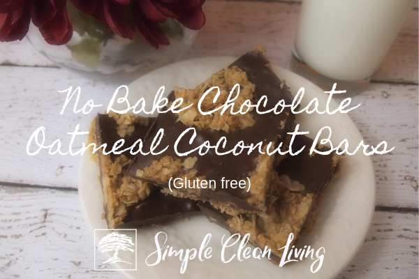 No Bake Chocolate Oatmeal Coconut Bars