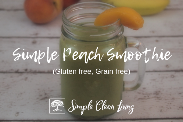 Simple Peach Smoothie (Recipes for One)
