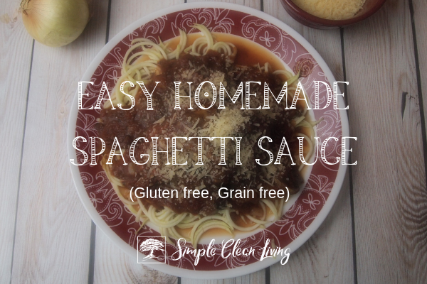 Easy Homemade Spaghetti Sauce