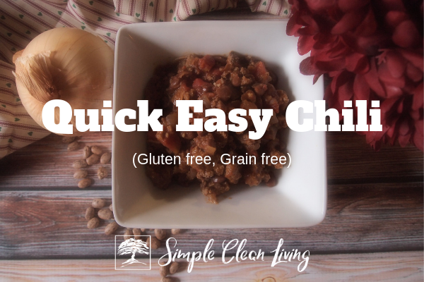 Quick Easy Chili