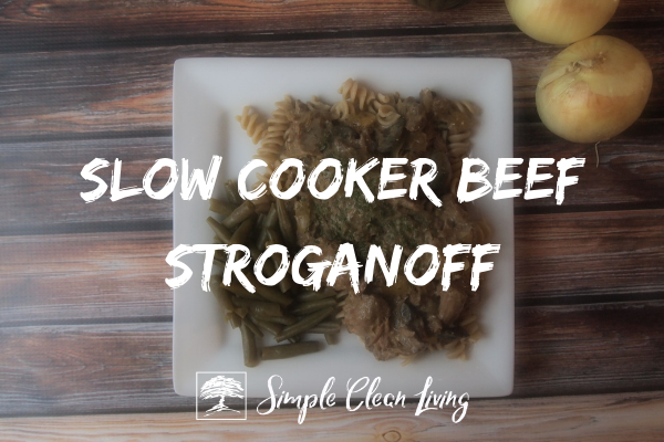 Slow Cooker Beef Stroganoff