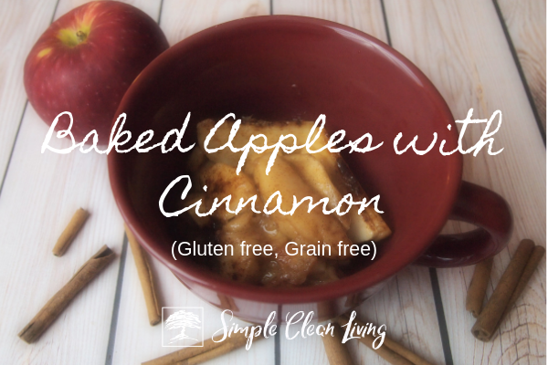 Baked Apples with Cinnamon (Recipes for One)