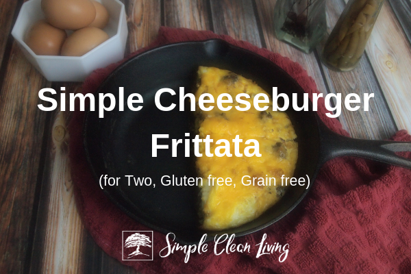Simple Cheeseburger Frittata