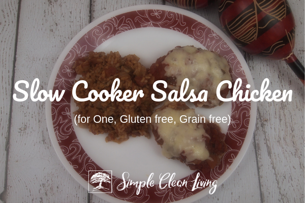 Slow Cooker Salsa Chicken (Recipes for One)
