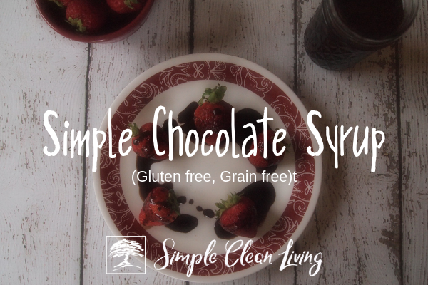 Simple Chocolate Syrup