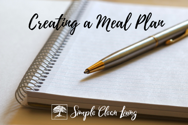 Creating a Meal Plan