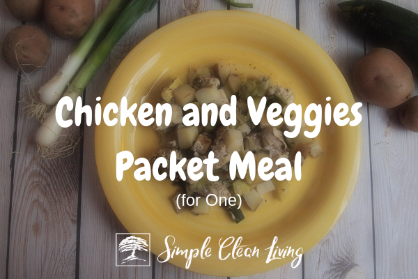 Chicken and Veggies Foil Packet Meal (Recipes for One)