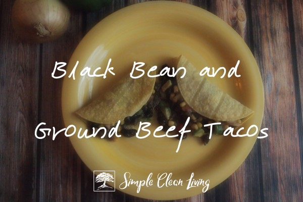 Black Bean and Ground Beef Tacos