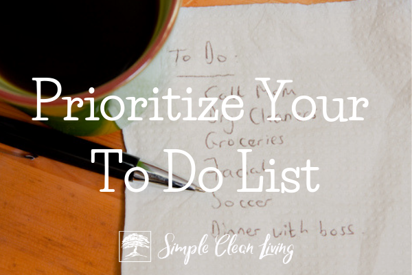 Prioritize Your To-Do List