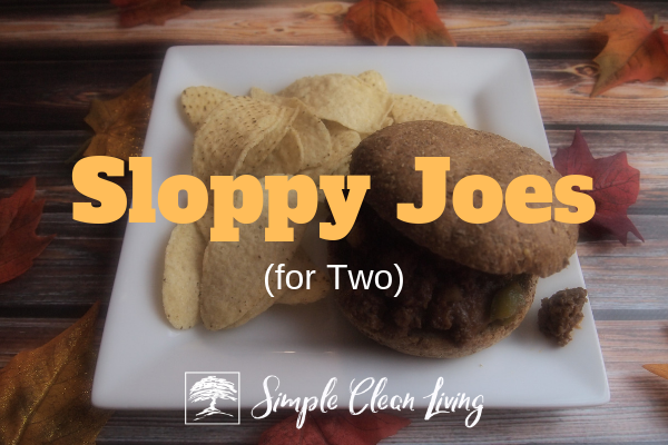 Sloppy Joes (Recipes for Two)