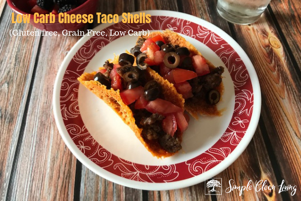 Low Carb Cheese Taco Shells