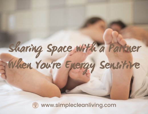 Sharing Space With A Partner When You're Energy Sensitive- picture of a couple in bed