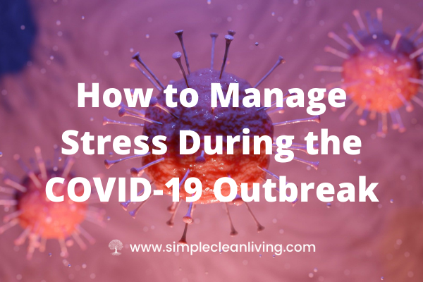 How to Manage Stress During the Covid-19 Outbreak- Picture of a virus molecule