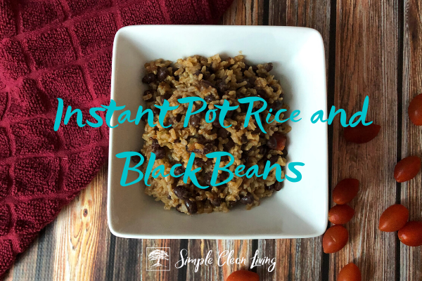 Instant Pot Rice and Black Beans