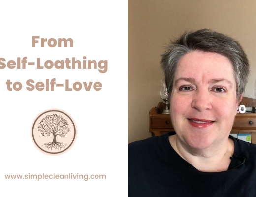 From Self-Loathing to Self-Love- picture of Kathy Seppamaki with blog post title