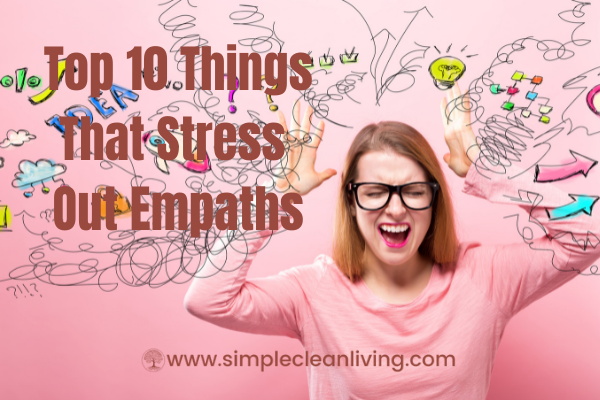 Top 10 Things That Stress Out Empaths- Woman Holding her hands up from frustration