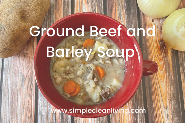 Ground Beef and Barley Soup