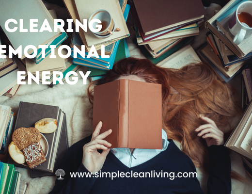 Clearing Emotional Energy- A woman who has her head buried in a book