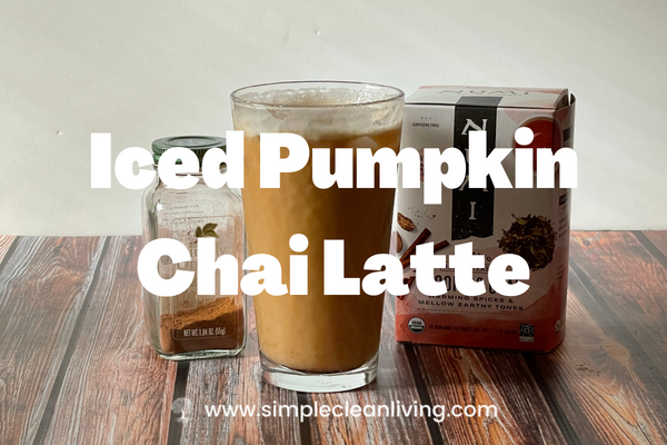 Iced Pumpkin Chai Latte