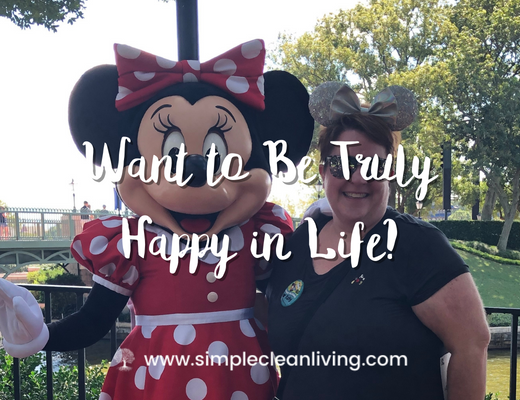 Want to Be Truly Happy In Life? Blog post- A picture of me and Minnie Mouse
