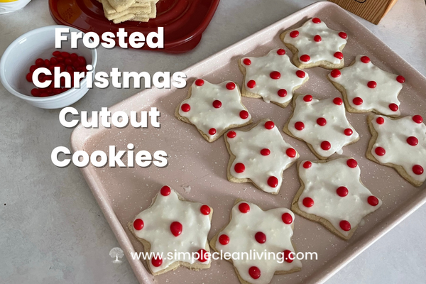 Frosted Christmas Cutout Cookies