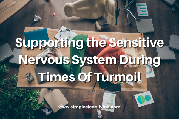 Supporting the Sensitive Nervous System During Times of Turmoil blog post title